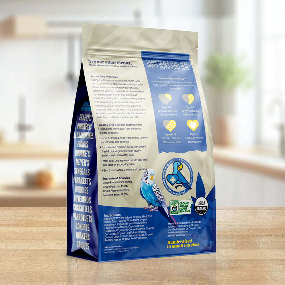 Wild Wellness Organic Parrot Food