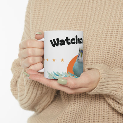 Mini Budgie Mug "Can be Customized"