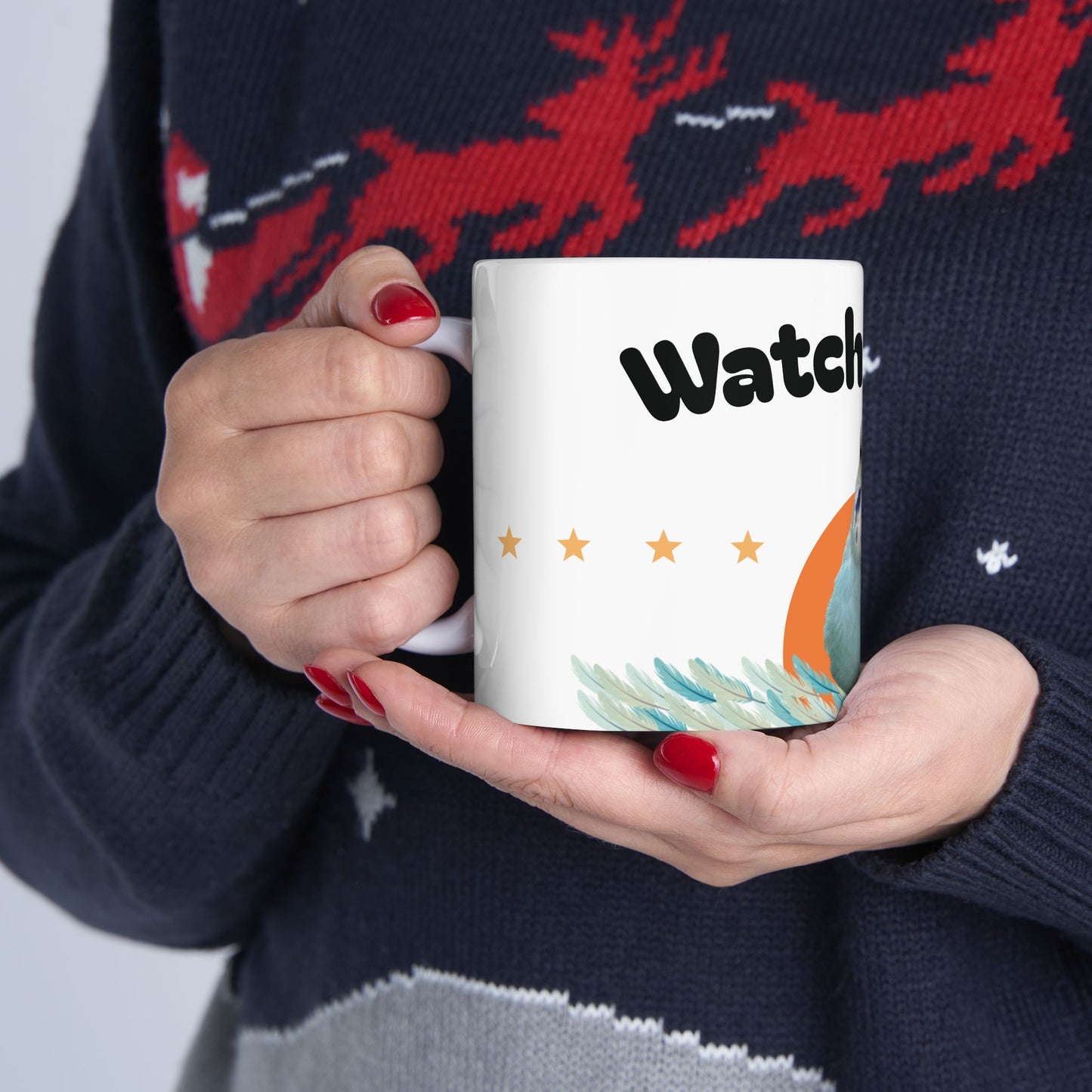 Mini Budgie Mug "Can be Customized"