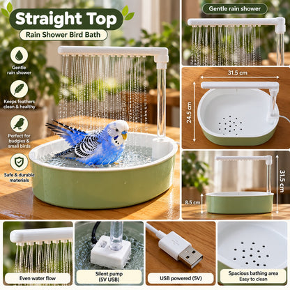 Splash Paradise Bird Bath with Shower